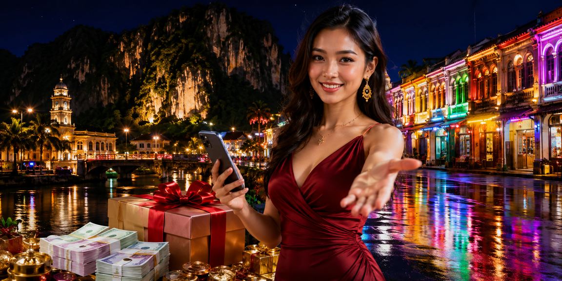 Pengguna di Ipoh memainkan Baccarat Casino Live melalui telefon pintar myboss88
