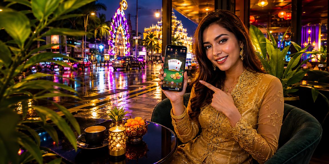 Pemain wanita di Seremban menikmati permainan kad Casino Live di myboss88